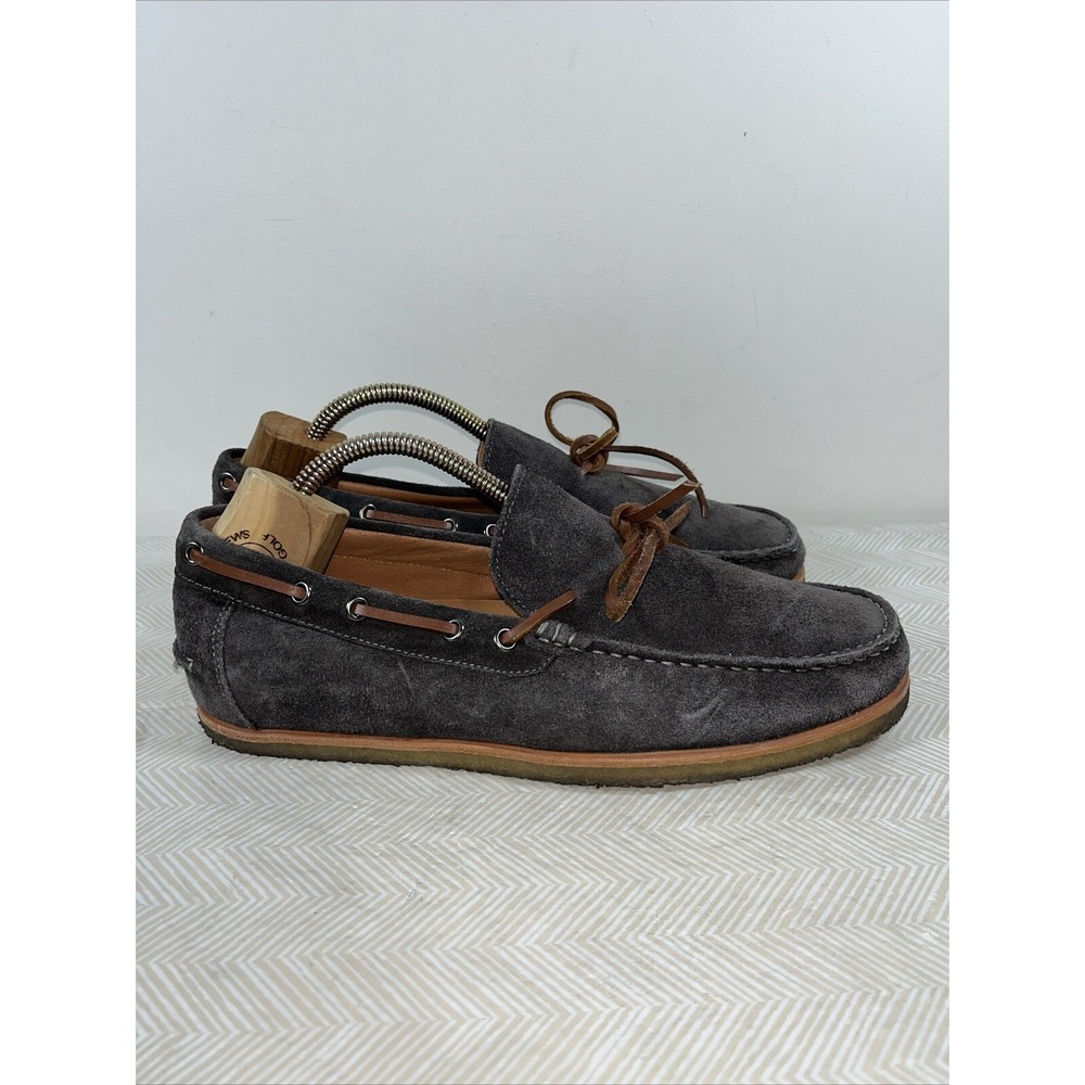 NEW REPUBLIC Flynn Boat Suede Casual Gray Shoe Size 11‎ Mocasines Comfort Style